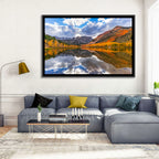 North Lake Autumn Reflection Wall Art