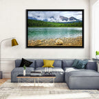 Patricia Lake Cloudy Peaks Wall Art