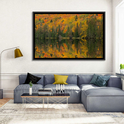 Ottawa National Forest Autumn Reflection Wall Art