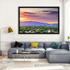 Albuquerque Skyline at Dusk Wall Art