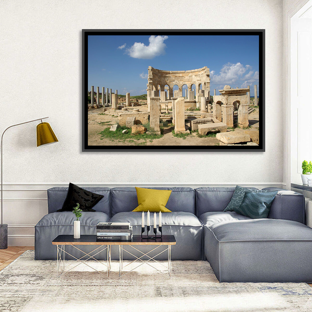 Leptis Magna Stone Ruins Wall Art