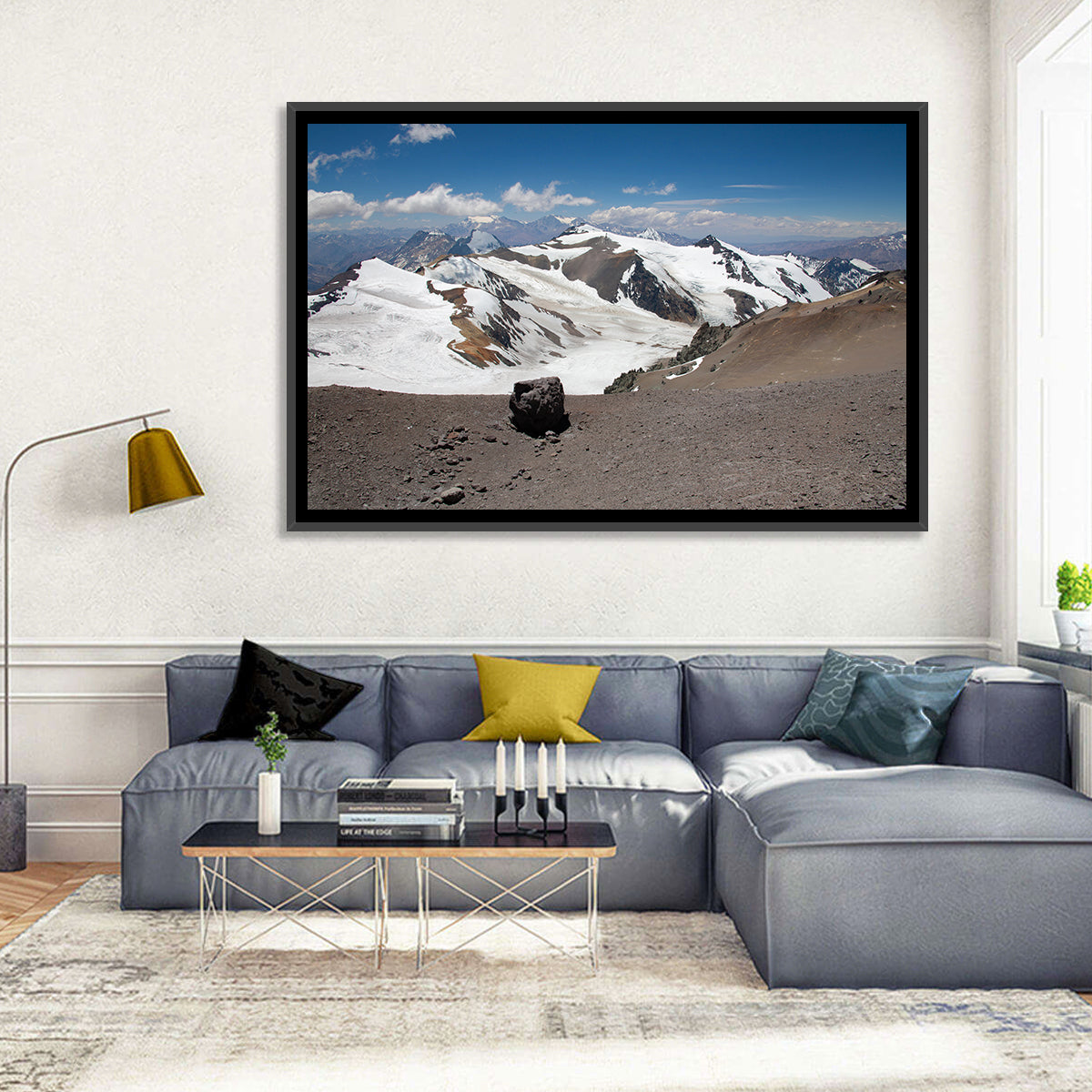 Aconcagua Glacial View Wall Art