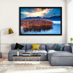 Lake Obersee Reeds at Dusk Wall Art