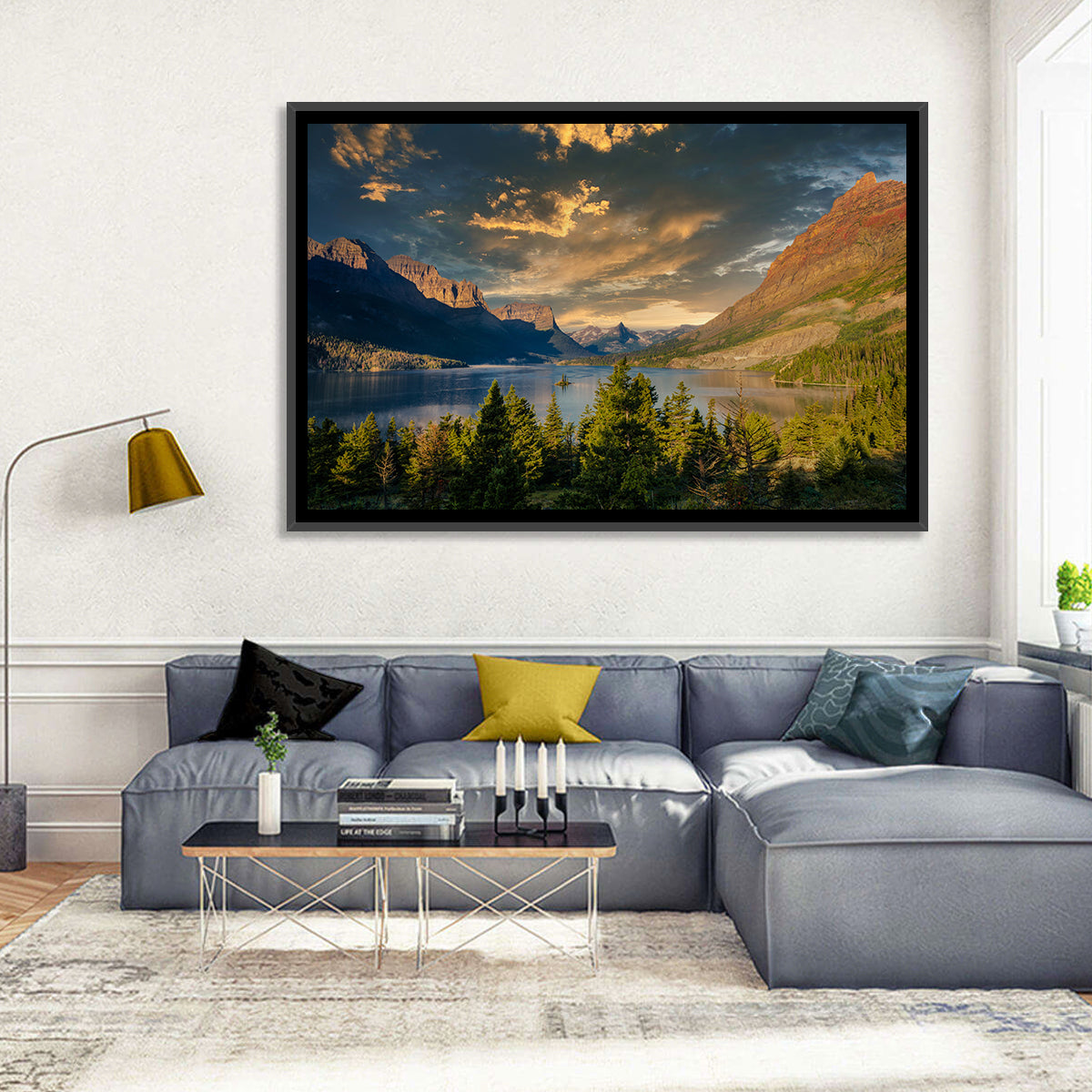 Wild Goose Island, St. Mary Lake Wall Art