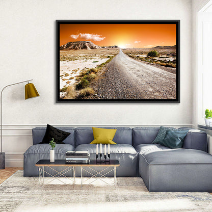 Infinite Desert Road Wall Art