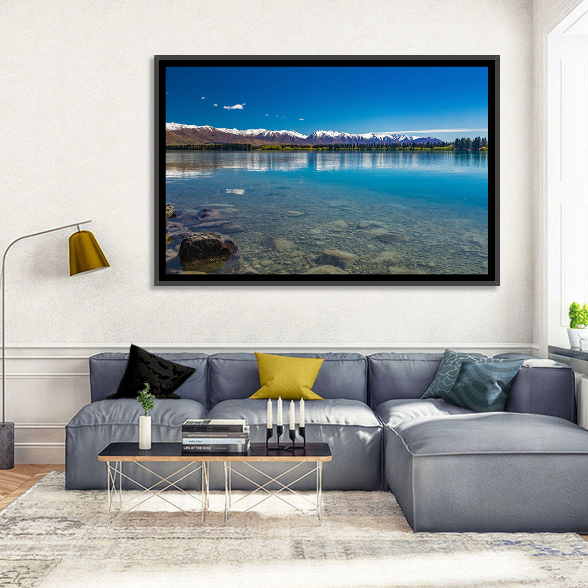 Lake Ruataniwha Reflection Wall Art