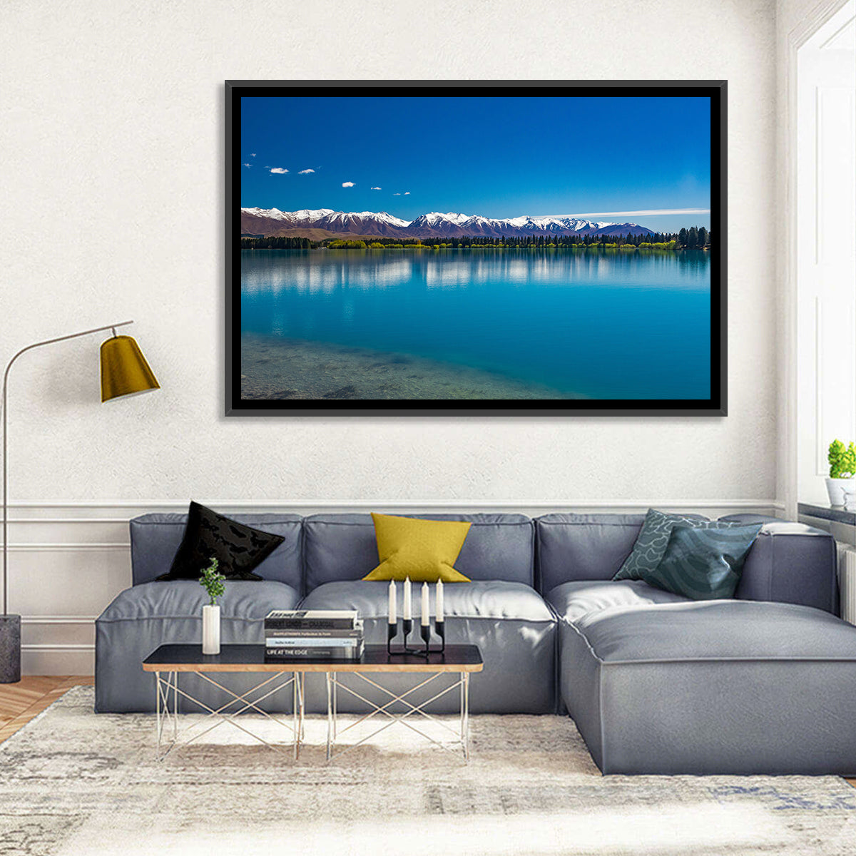 Lake Ruataniwha Reflection Wall Art