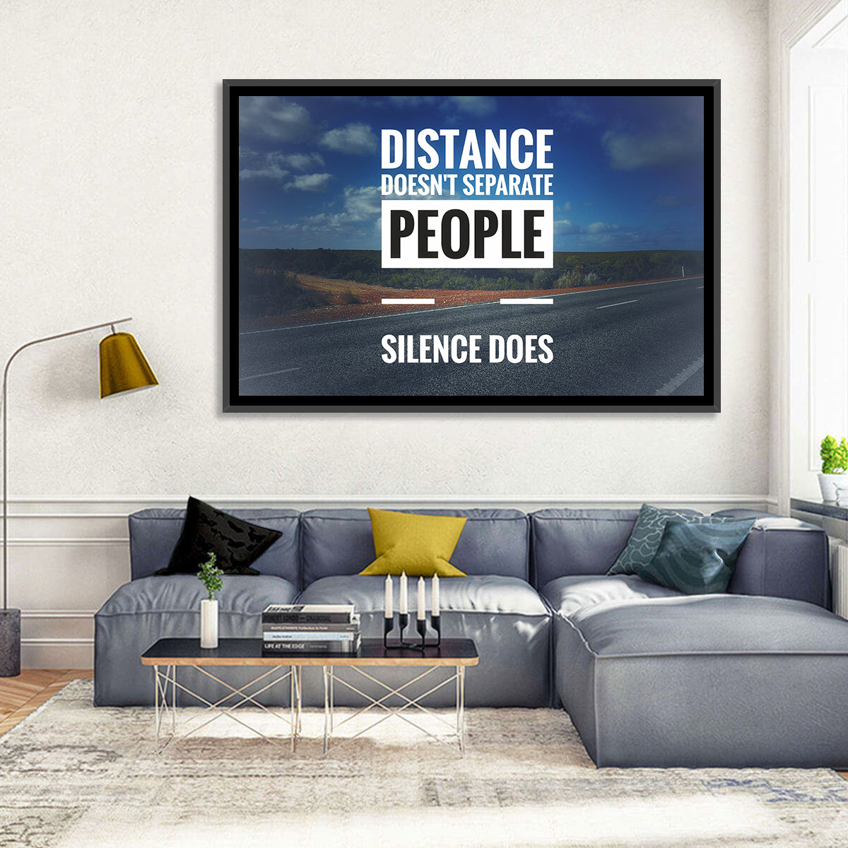 Silence Separates People Wall Art