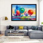 Autumn Trees at Sunset Wall Art