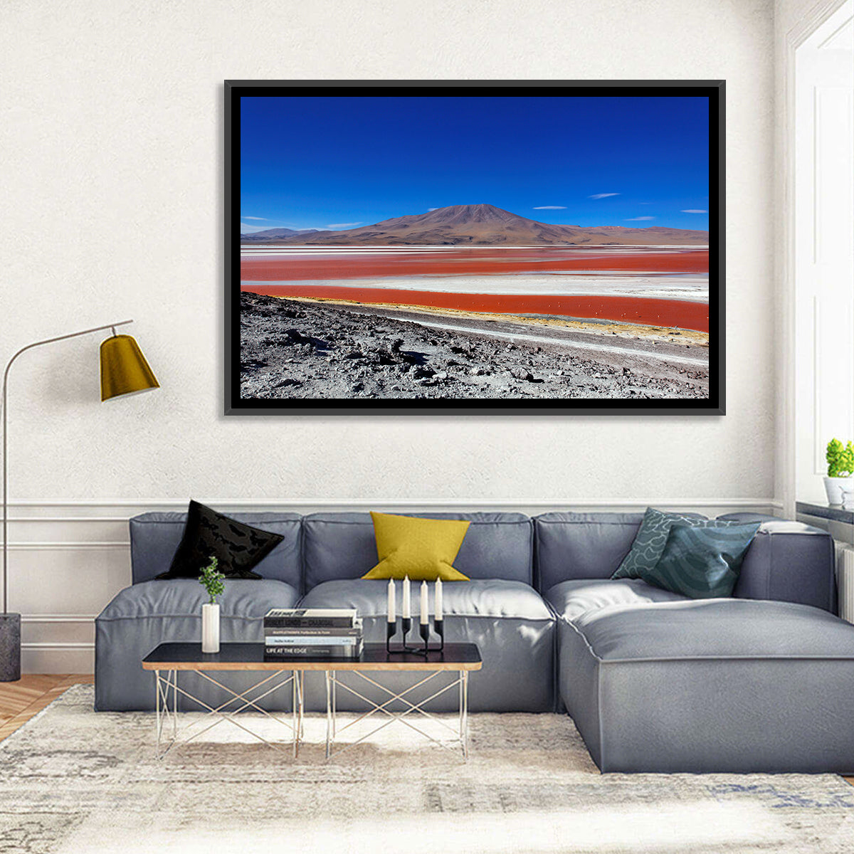 Laguna Colorada Red Lake Wall Art