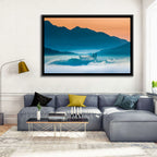 Benediktbeuern Abbey in Morning Fog Wall Art