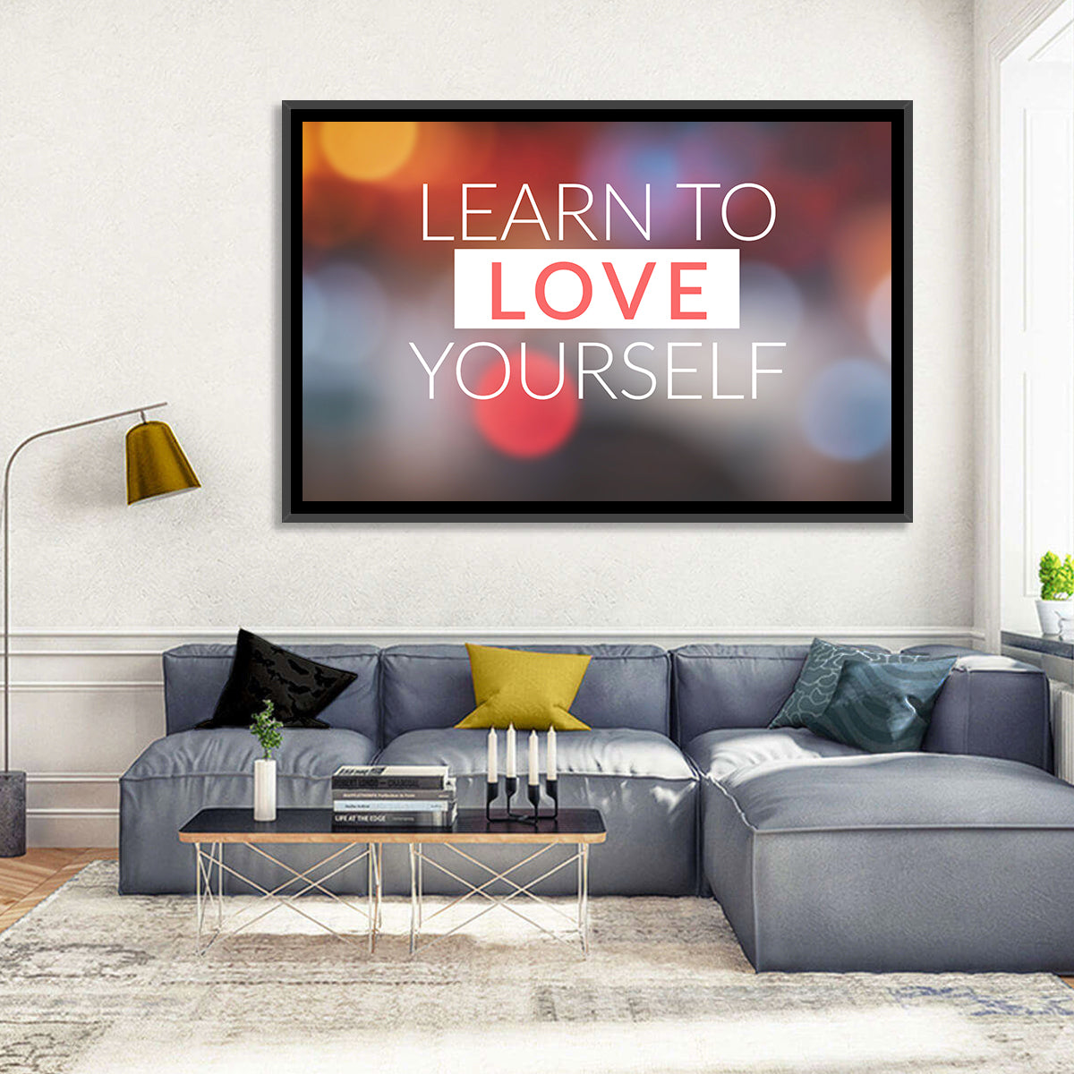Learn to Love Yourself Wall Art