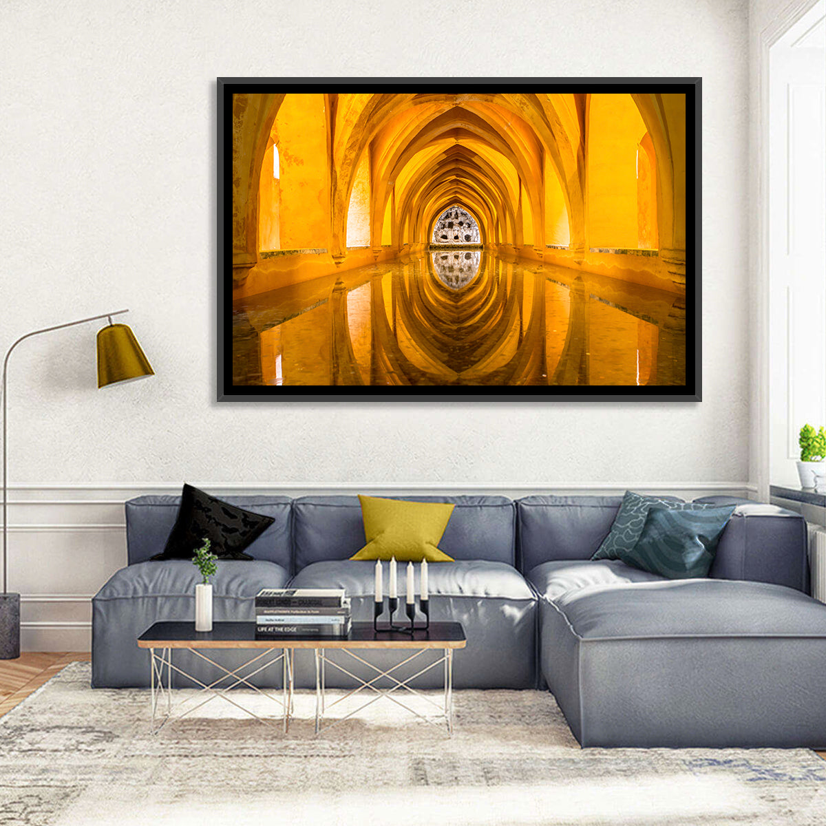 Royal Alcázar Bath Reflections Wall Art