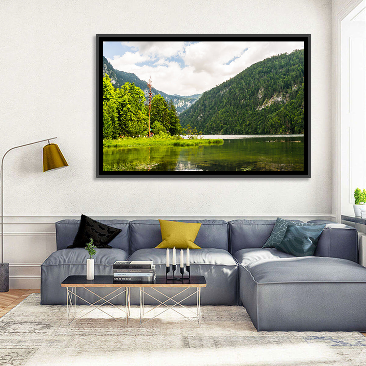 Maypole at Lake Toplitz Wall Art