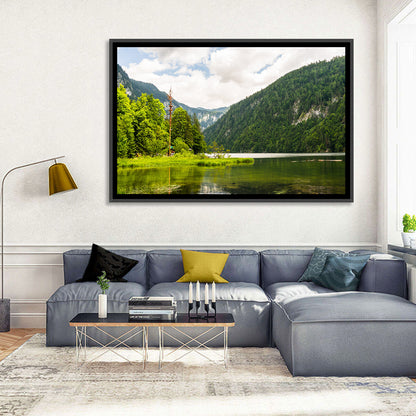 Maypole at Lake Toplitz Wall Art