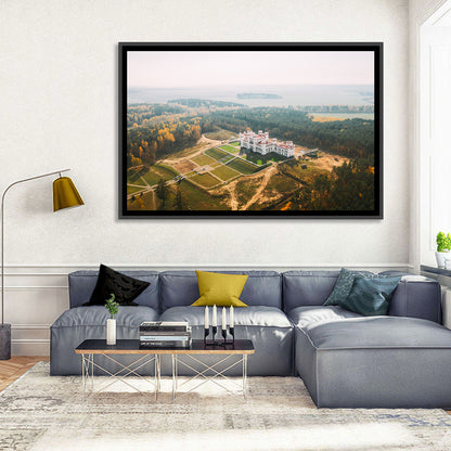 Kosava Castle Aerial View Wall Art