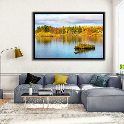 Autumn at Lake Myvatn Wall Art