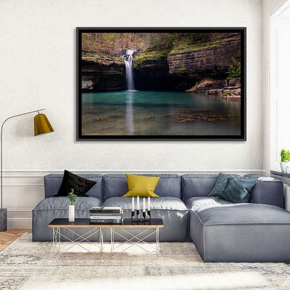 Mossy Cove Waterfall Wall Art