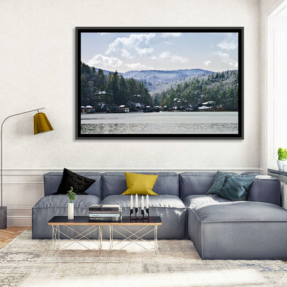 Lake Rabun Winter Scene Wall Art