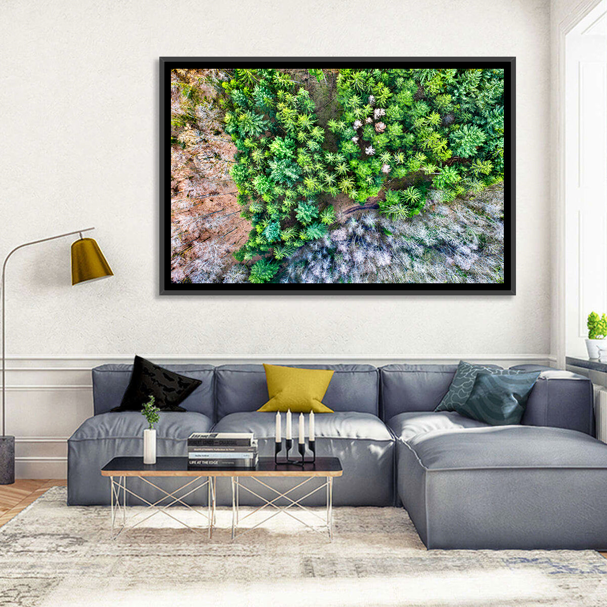 Vosges Mountains Wall Art in a room, landscape