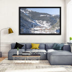Uzungöl Winter Lake Reflection Wall Art