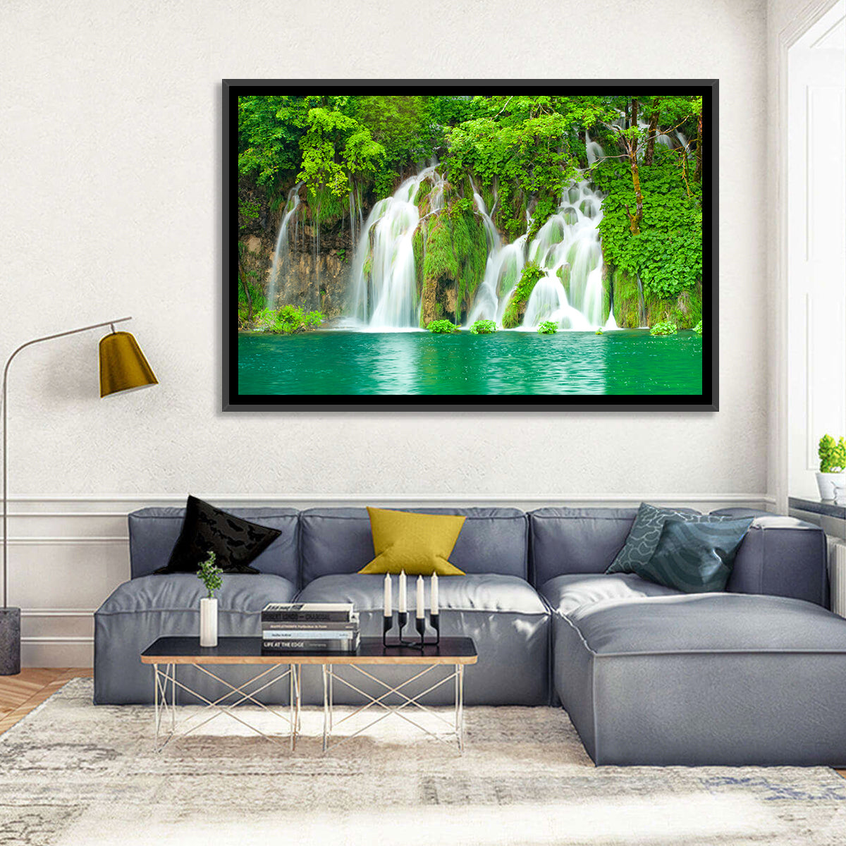 Plitvice Lakes Cascades Wall Art