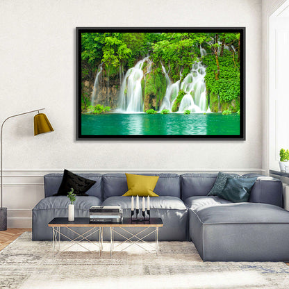 Plitvice Lakes Cascades Wall Art