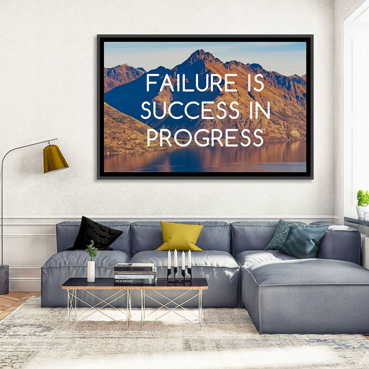 Failure Is Success in Progress Wall Art