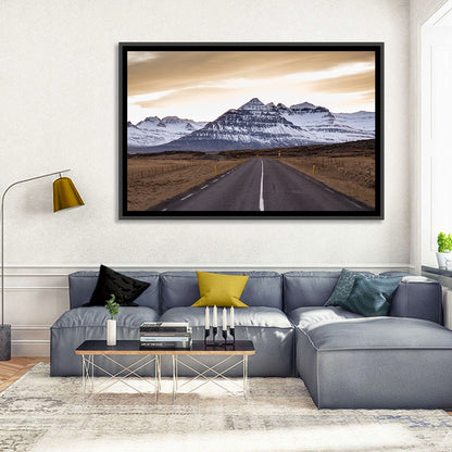 East Fjords Road at Dusk Wall Art