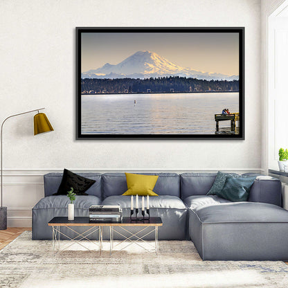 Mount Rainier Over Lake Washington Wall Art