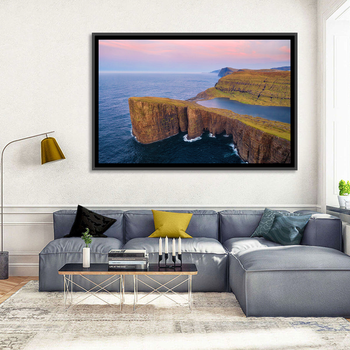 Sørvágsvatn Clifftop Lake Wall Art