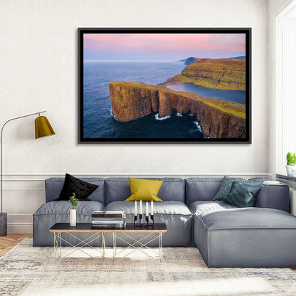 Sørvágsvatn Clifftop Lake Wall Art