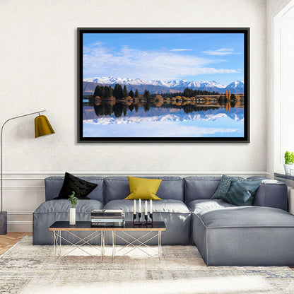 Ruataniwha Lake Reflection Wall Art