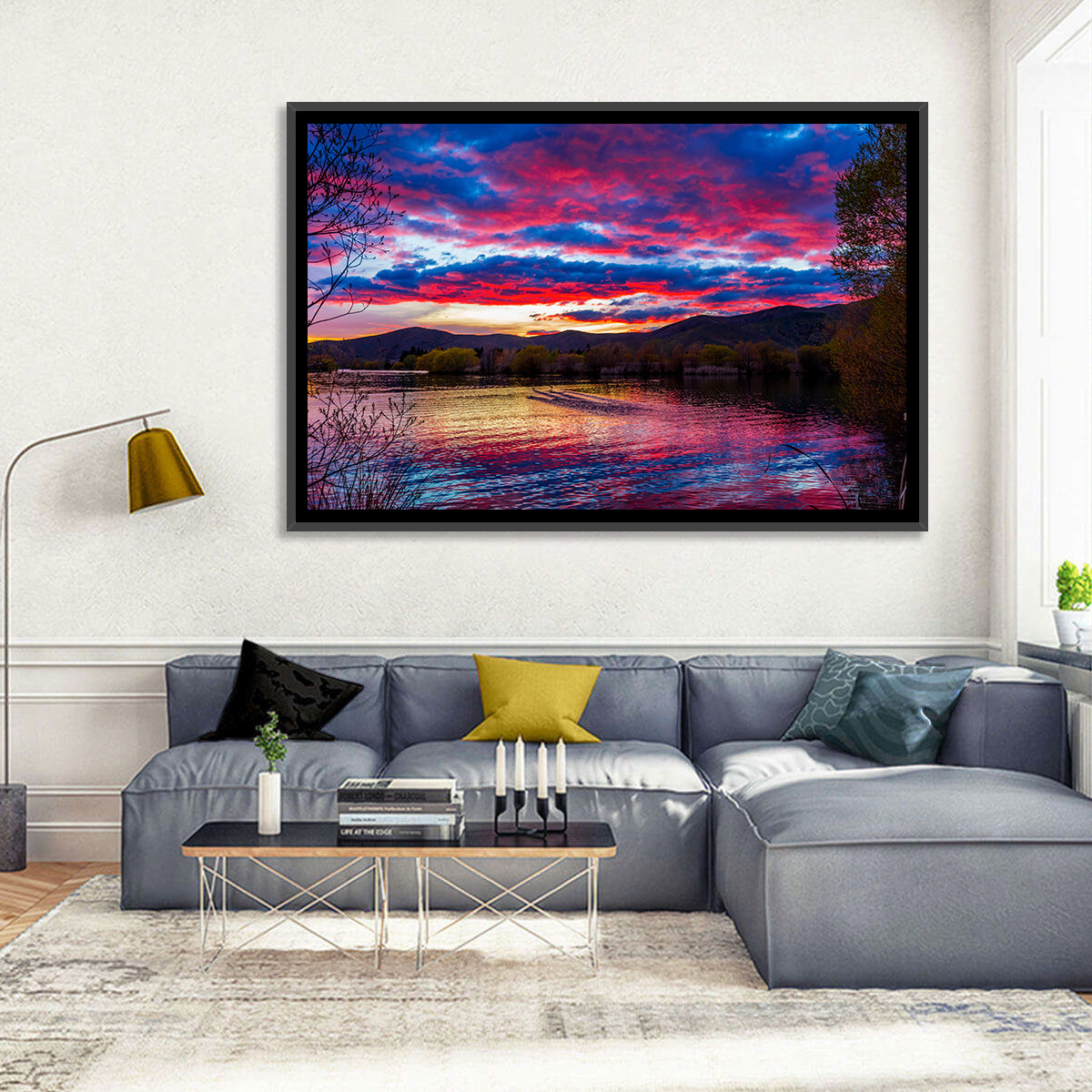 Lake Wairepo Arm Sunrise Reflection Wall Art