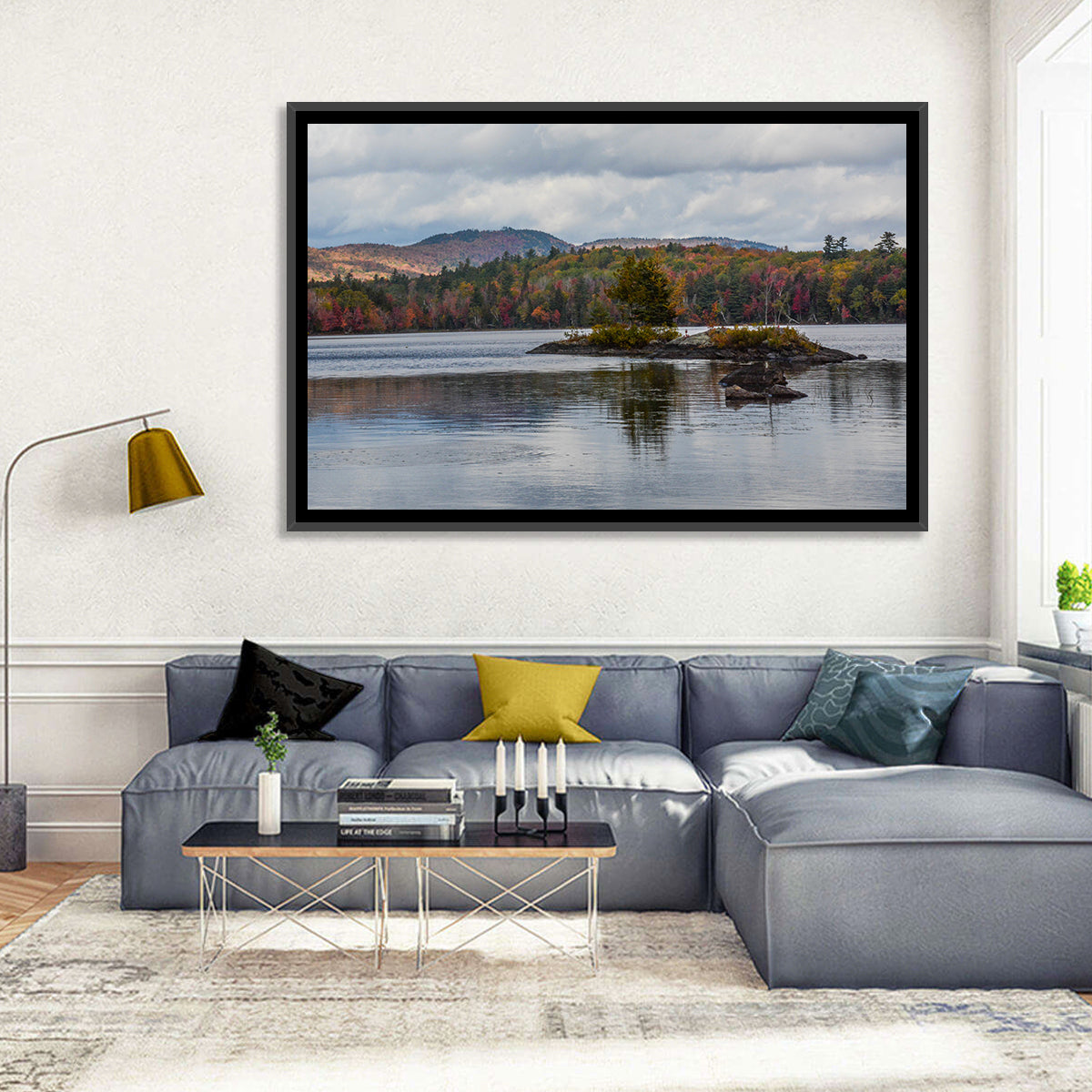 Lake Umbagog Autumn Reflection Wall Art