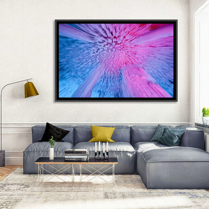 Ethereal Ice Cave Icicles Wall Art