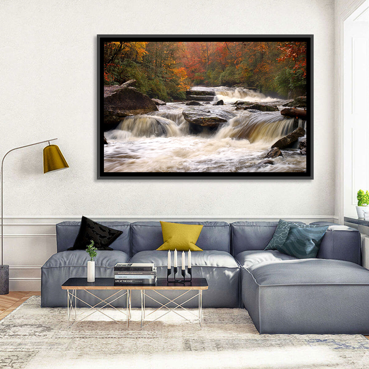 Carolina River in Autumn Wall Art