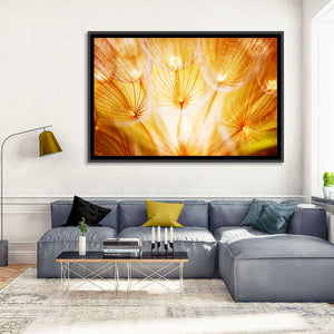 Dandelion Flower Abstract Wall Art