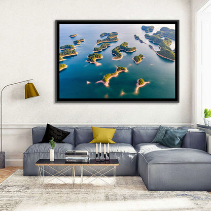 Qiandao Lake Aerial View Wall Art