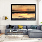 Lake Pleasant Golden Sunset Wall Art