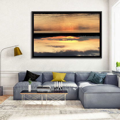 Lake Pleasant Golden Sunset Wall Art