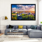 Prague Golden Hour Over Charles Bridge Wall Art