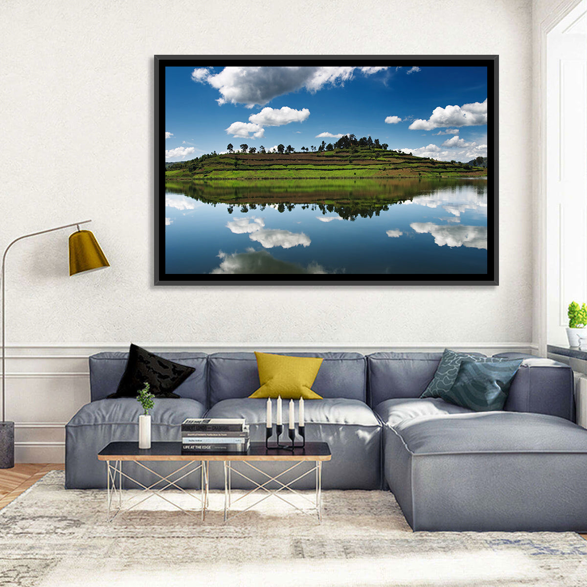 Bunyonyi Lake Reflection Wall Art
