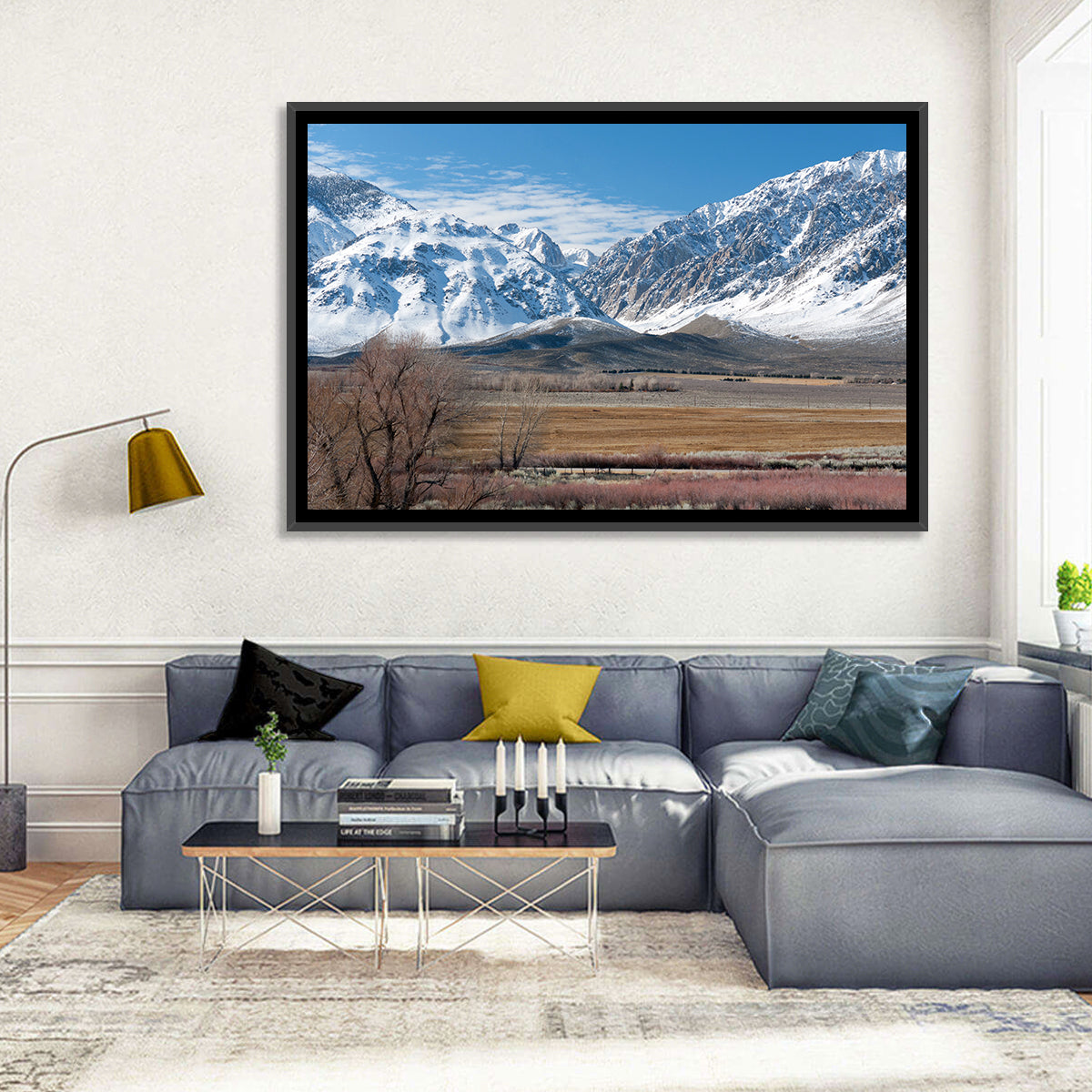 Eastern Sierra Winter Peaks Wall Art