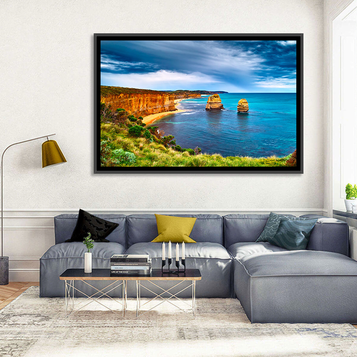 Twelve Apostles at Port Campbell Wall Art in a room, landscape