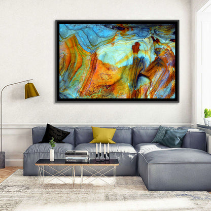 Agate-inspired Rock Pattern Wall Art