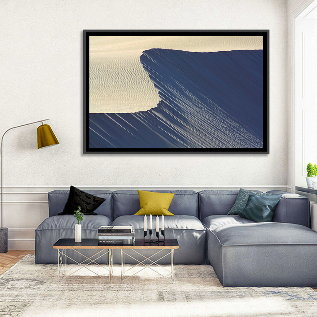 Minimalist Sand Dunes in Late Light Wall Art
