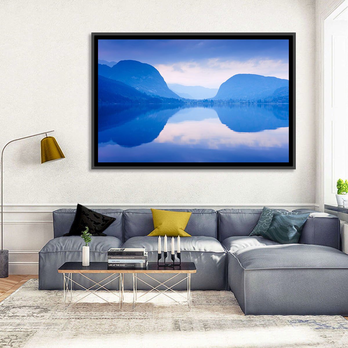 Lake Bohinj Morning Reflection Wall Art