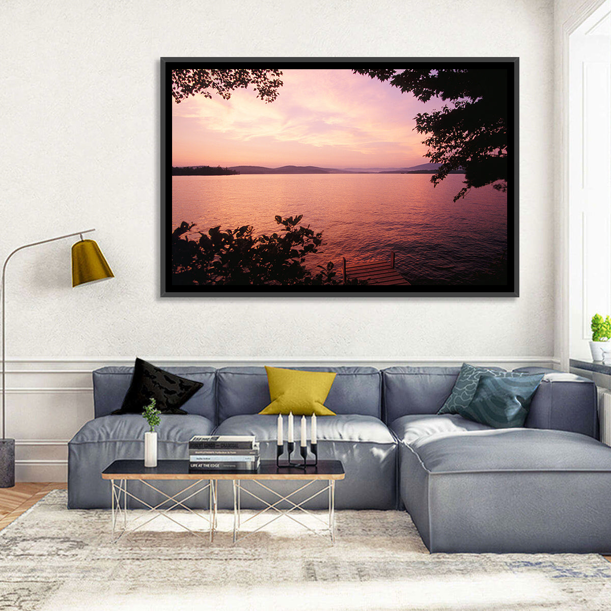 Lake Winnipesaukee Sunset Wall Art