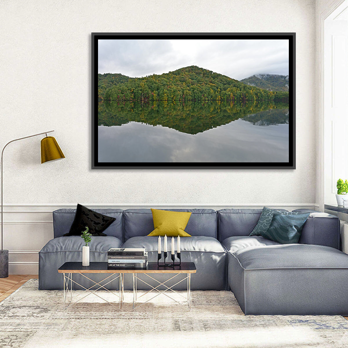 Calm Reflection at Lake Santeetlah Wall Art